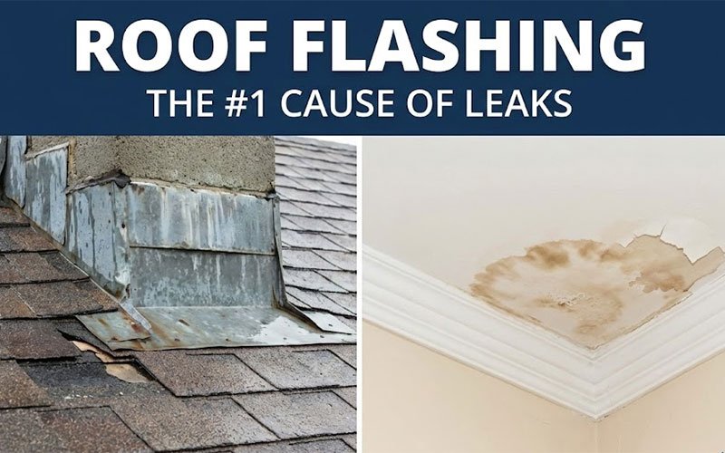 Roof Flashing - the number one cause of leaks